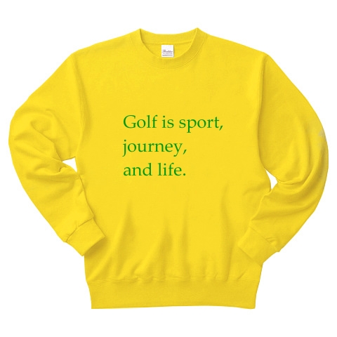 Golf is sport, journey, and life.