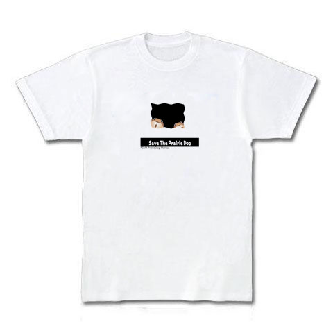 [PDMX]PrairieDogManiax｜Tシャツ｜ホワイト