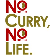 no curry，no life.｜Tシャツ Pure Color Print｜ゴールドイエロー