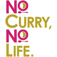 no curry，no life.｜Tシャツ Pure Color Print｜ライトピンク