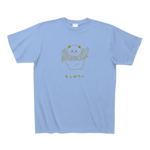 ポテト猫｜Tシャツ｜サックス