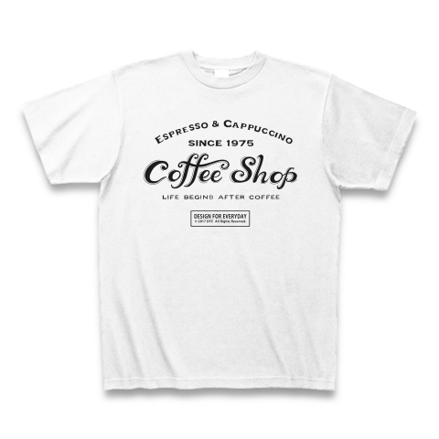 カフェ（COFFEE SHOP）｜Tシャツ｜ホワイト