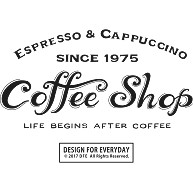 カフェ（COFFEE SHOP）｜ポロシャツ｜ホワイト