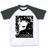 COSMOS ラグランTシャツ (ホワイト×ブラック)
