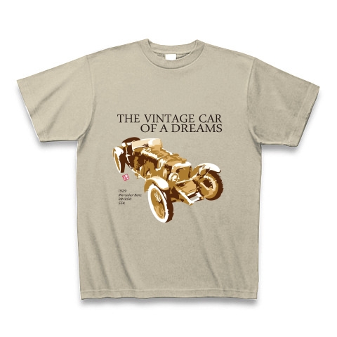VINTAGE CAR｜Tシャツ Pure Color Print｜シルバーグレー