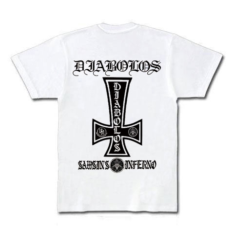 Diabolos-Symbol Tシャツ Tシャツ ノーマル (白)｜Tシャツ｜ホワイト