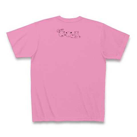 ぱんさん。｜Tシャツ｜ピンク