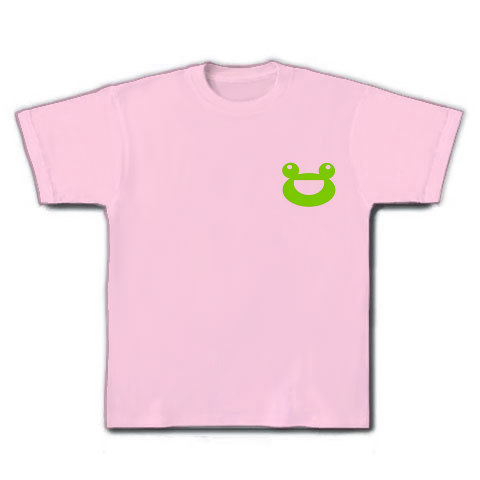 カエルデザイン★KaeRun★｜Tシャツ｜ライトピンク