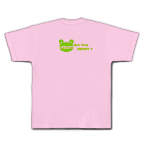 カエルデザイン★KaeRun★｜Tシャツ｜ライトピンク