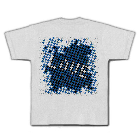 LovePiece(blue)｜Tシャツ｜アッシュ
