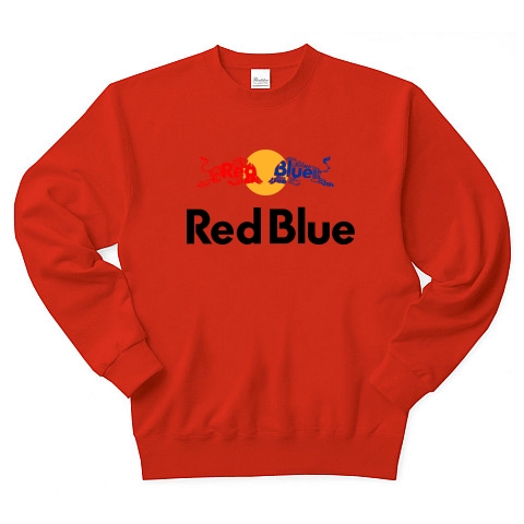 商品詳細 Redblue レッドブルー トレーナー Pure Color Print レッド デザインtシャツ通販clubt