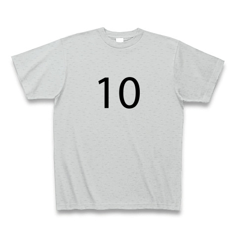 Number_10｜Tシャツ｜グレー
