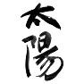 太陽,Japanese Kanji Tshirt SUN 太陽,Japanese Kanji Tshirt SUN