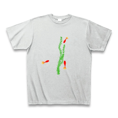 商品詳細 金魚と水草 夏向きイラスト 人の森 Tシャツ Pure Color Print アッシュ デザインtシャツ通販clubt