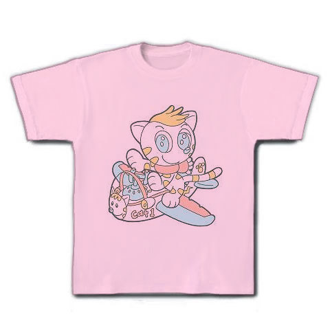 ピックと飛行機｜Tシャツ｜ライトピンク