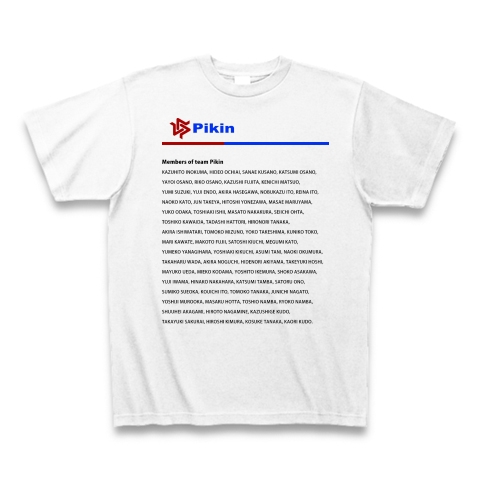 ピキン2014｜Tシャツ｜ホワイト