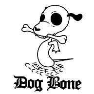 dog bone｜ベイビーロンパース｜ホワイト