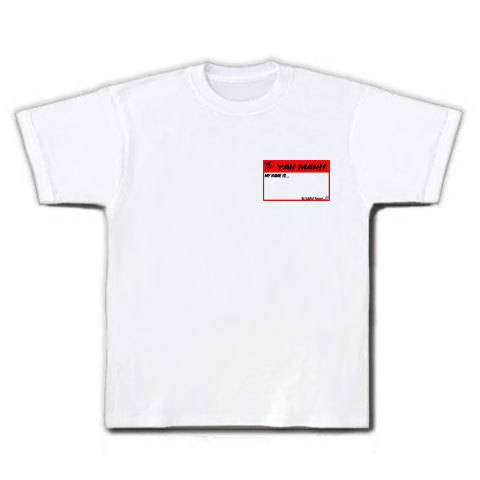 MY NAME IS...RED｜Tシャツ｜ホワイト