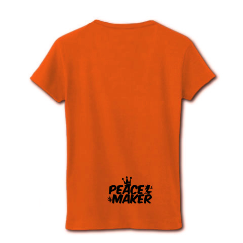 MY NAME IS,,,GREEN｜レディースTシャツ｜オレンジ