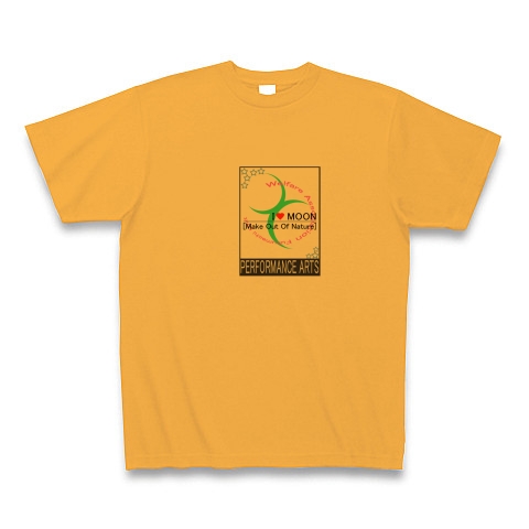 MOON　旧スタイル｜Tシャツ｜コーラルオレンジ