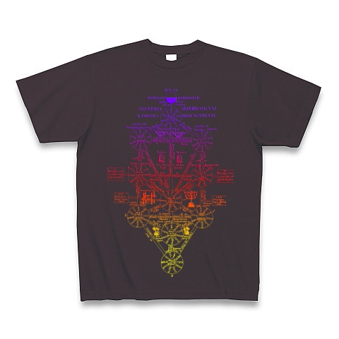 商品詳細 エヴァ セフィロト 生命の樹 Tシャツ Pure Color Print チャコール デザインtシャツ通販clubt