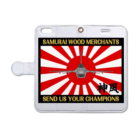 商品詳細 在日米軍部隊ワッペン Iphone6 6s手帳型レザーケース ホワイト デザインtシャツ通販clubt