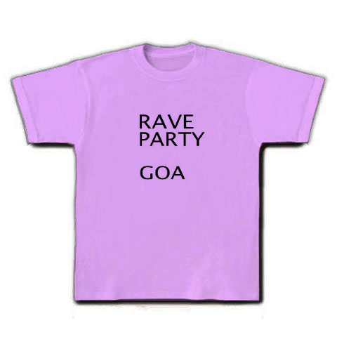 RAVE PARTY GOA｜Tシャツ｜ラベンダー