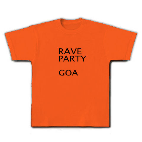 RAVE PARTY GOA｜Tシャツ｜ゴールドイエロー