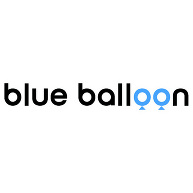 blue balloon｜ジップパーカー｜ホワイト