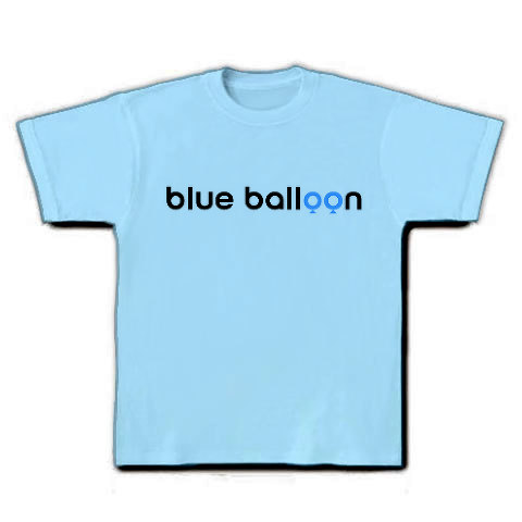blue balloon｜Tシャツ｜ライトブルー
