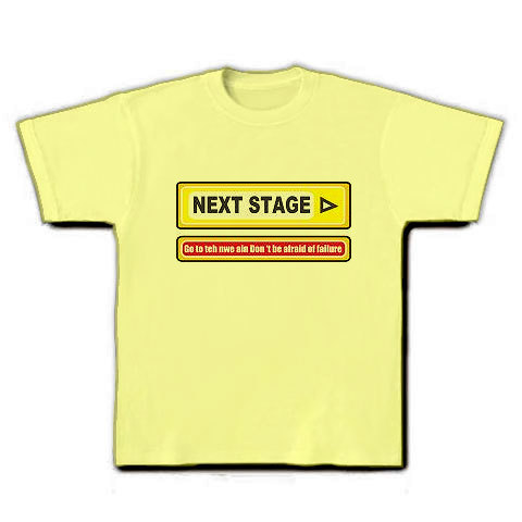 NEXT STAGE｜Tシャツ｜ライトイエロー