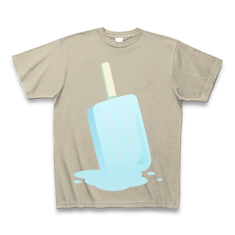 商品詳細『Ice_Pop｜Tシャツ Pure Color Print｜シルバーグレー』デザインTシャツ通販ClubT