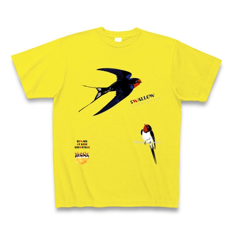 Swallows 0539 ツバメは燕尾でスワロウテイル Tシャツ｜Tシャツ Pure Color Print｜デイジー