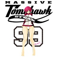 MASSIVE TOMAHAWK STEAK エンブレム ロゴ 0554A