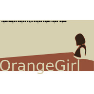 OrangeGirl｜Tシャツ｜ホワイト