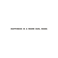 HAPPINESS IS A WARM GUN, MAMA｜ベイビーロンパース｜アクアブルー
