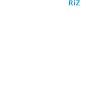 RiZ Logo(blue)｜Tシャツ｜アッシュ