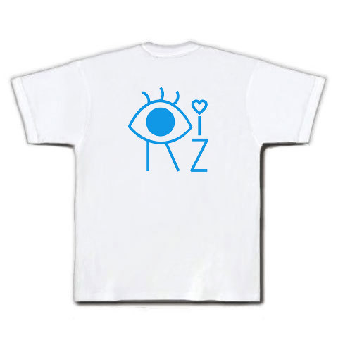 RiZ Logo(blue)｜Tシャツ｜ホワイト