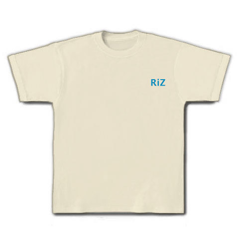 RiZ Logo(blue)｜Tシャツ｜ナチュラル