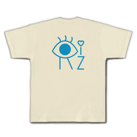 RiZ Logo(blue)｜Tシャツ｜ナチュラル