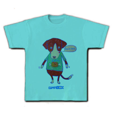 HUNGRY DOG｜Tシャツ｜アクア