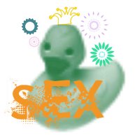 sexy duck｜Tシャツ｜アクア