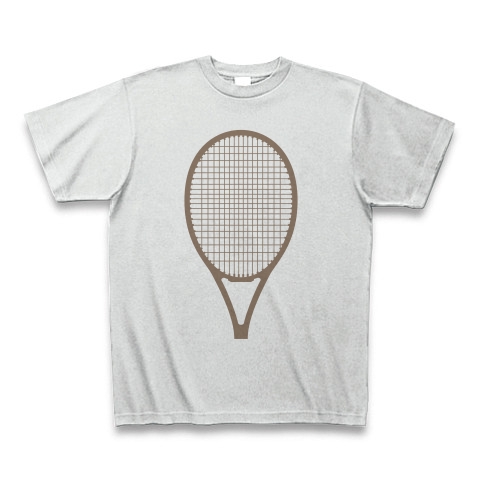 商品詳細『テニスラケット｜Tシャツ｜アッシュ』デザインTシャツ通販ClubT