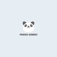 Panda Kawaii パンダかわいい グレー背景 デザインの全アイテム デザインtシャツ通販clubt