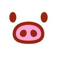 商品詳細 かわいい豚グッズ かわキャラシリーズ ブタちゃん顔 エプロン ピンク デザインtシャツ通販clubt