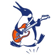 ロック ギター ペンギン rock guitar penguin