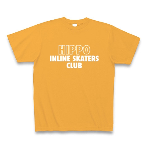 インラインスケート部　公式Tシャツ（プリント色：白）｜Tシャツ Pure Color Print｜コーラルオレンジ