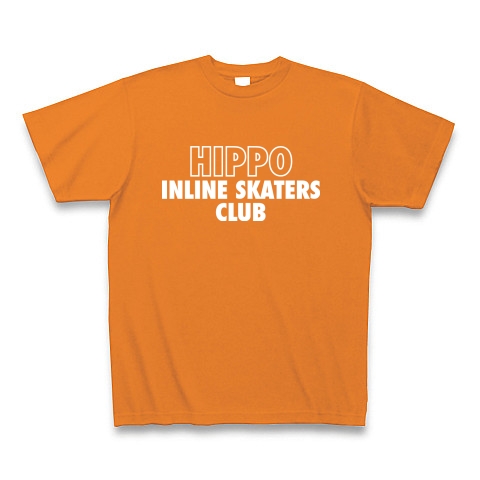 インラインスケート部　公式Tシャツ（プリント色：白）｜Tシャツ Pure Color Print｜オレンジ