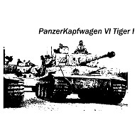 PzKpfw IV　ディーガ (ドイツ軍６号戦車ディーガ）｜ラグランTシャツ｜ホワイト×ロイヤルブルー