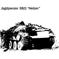 ドイツ駆逐戦車 38(t)”ヘッチャ”｜レディースTシャツ｜ホワイト